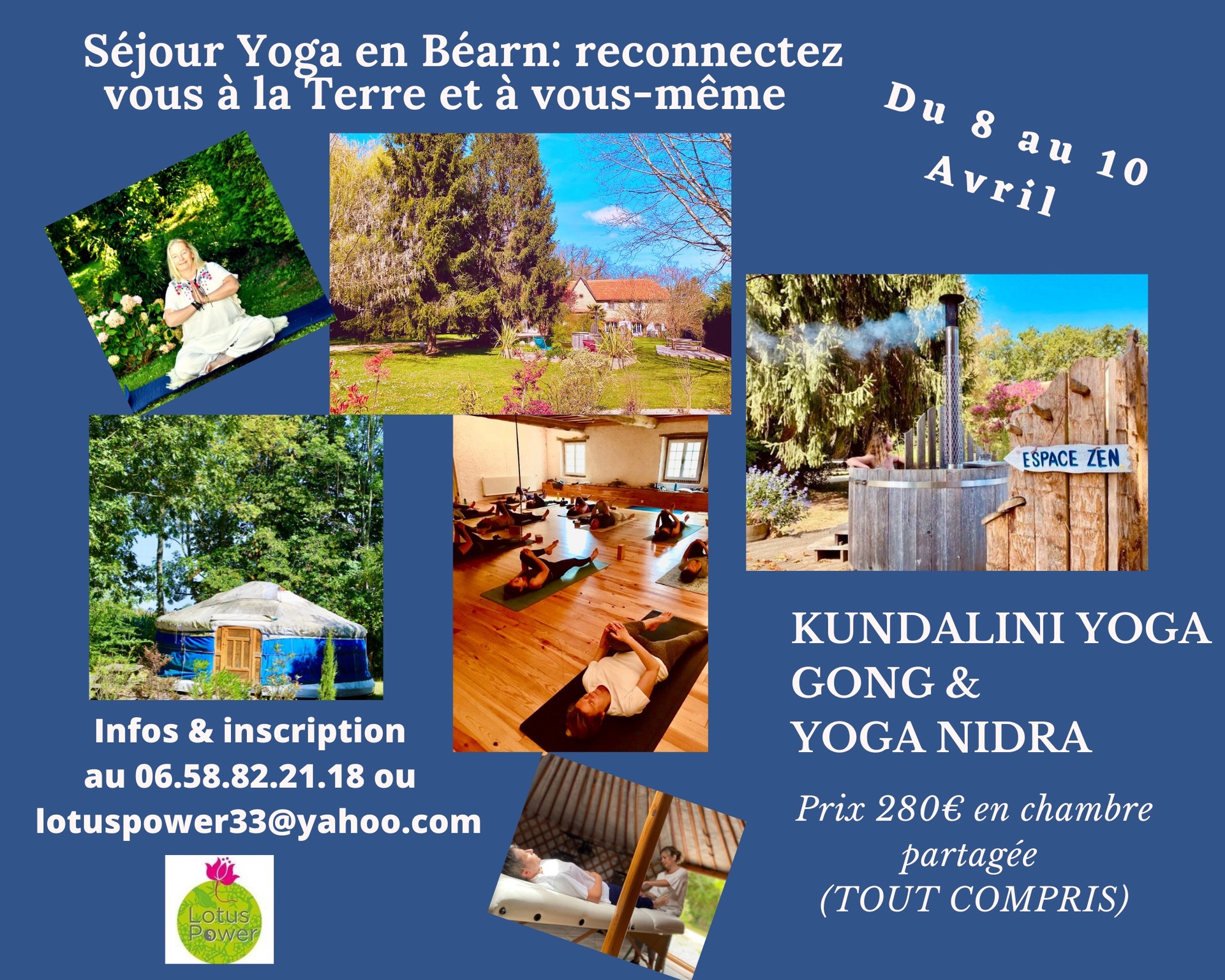 Week end Yoga et Sonothérapie dans le Béarn